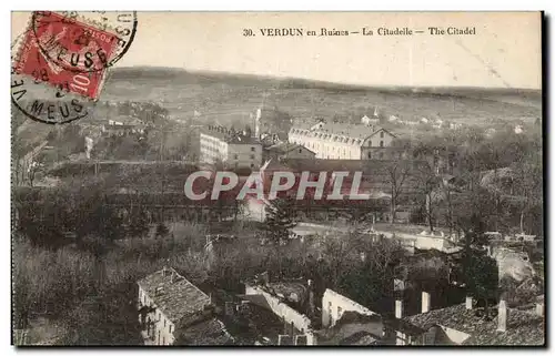Cartes postales Verdun en ruines La citadelle