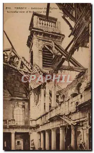 Cartes postales Verdun Interieur de l&#39eglise