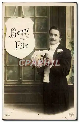 Cartes postales Fantaisie Homme Bonne fete