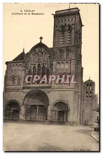 Cartes postales Vezelay Basilique de la Madeleine