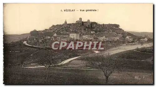 Cartes postales Vezelay Vue generale