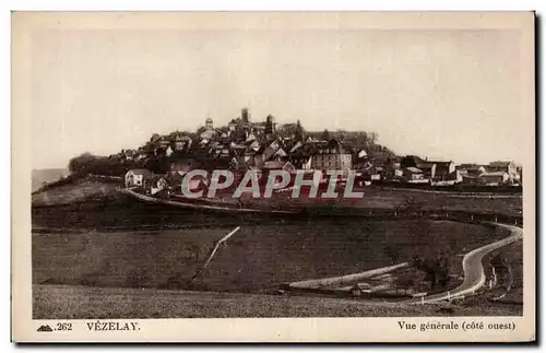 Cartes postales Vezelay Vue generale