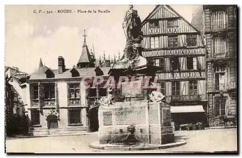 Ansichtskarte AK Rouen Place de la Pucelle