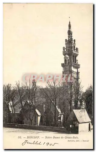 Ansichtskarte AK Roscoff Notre Dame de Croaz Batz