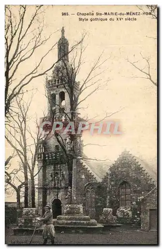 Cartes postales Chapelle de Sainte Marie du Menez Style gothique du 15eme