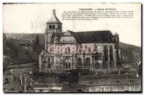 Cartes postales Tonnerre Eglise St Pierre