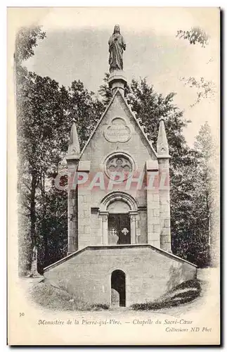 Cartes postales Monastere de la Pierre qui Vire Chapelle du Sacre Coeur