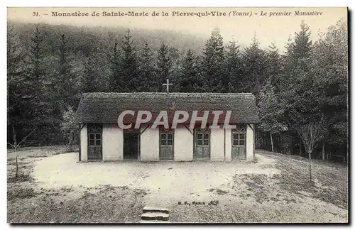 Cartes postales Monastere de Sainte Marie de la Pierre qui Vire le premier monastere