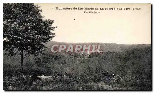 Cartes postales Monastere de Sainte Marie de la Pierre qui Vire Vue generale