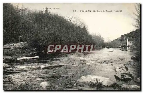 Cartes postales Avallon Un coin du cousin