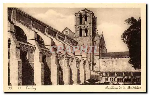 Cartes postales Vezelay Basilique de la Madeleine