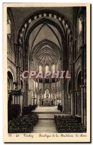 Cartes postales Vezelay Basilique de la Madeleine Le beffroi