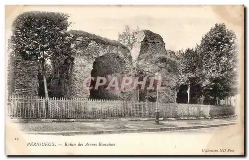 Cartes postales Perigueux Ruines des arenes romaines