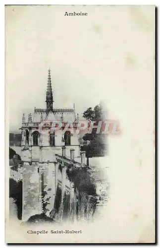 Ansichtskarte AK Amboise Chapelle Saint Hubert