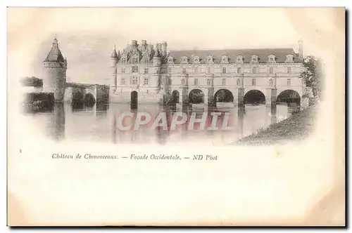 Ansichtskarte AK Chateau de Chenonceaux Facade occidentale