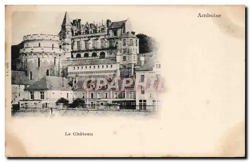 Cartes postales Amboise Le chateau