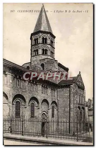 Cartes postales Clermont Ferrand L&#39eglise ND du port