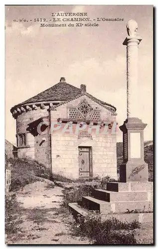 Cartes postales Le Chambon L&#39ossuaire Monument du 11eme