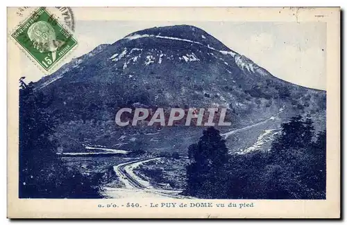 Cartes postales Puy de Dome vu du pied