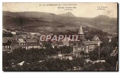 Ansichtskarte AK La Bourboule Vue generale Banne d&#39Ordenche Le Tenon