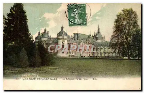 Ansichtskarte AK Chateau de Chantilly LE chateau vu du parc