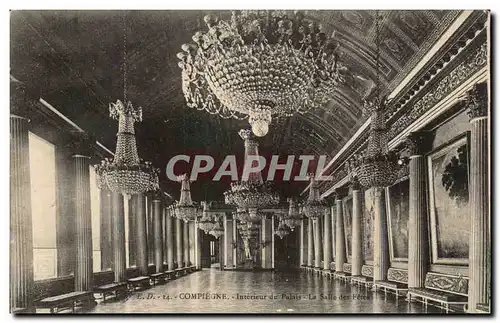 Cartes postales Palais de Compiegne Interieur du palais La salle des fetes