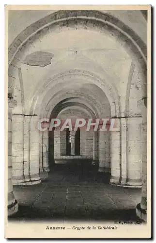 Ansichtskarte AK Auxerre Crypte de la cathedrale