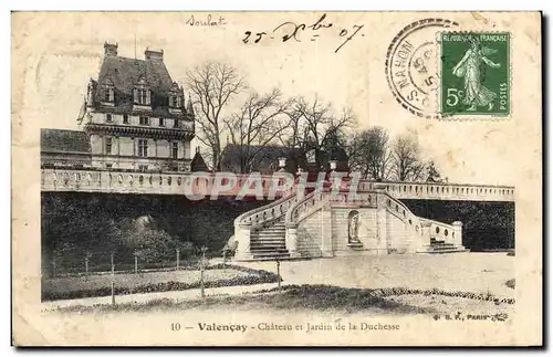 Cartes postales Valencay Chateau et jardin de la duchesse