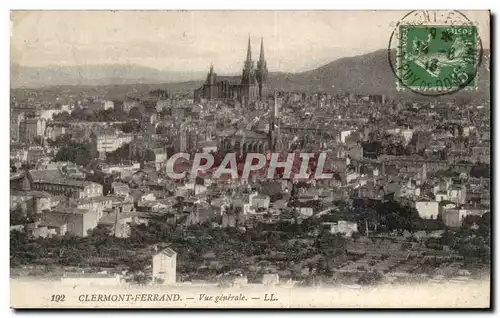 Cartes postales Clermont Ferrand Vue generale