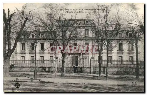 Cartes postales Clermont Ferrand L&#39ecole d&#39artillerie Militaria