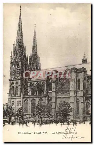 Cartes postales Clermont Ferrand La cathedrale Cote sud