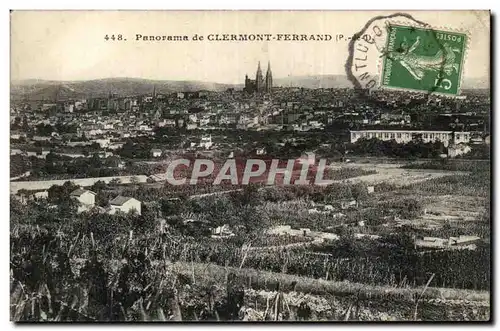 Cartes postales Clermont Ferrand Panorama