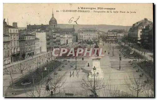 Cartes postales Clermont Ferrand Perspective de la belle place de Jaude