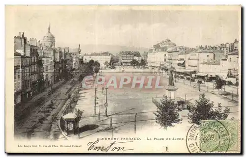 Cartes postales Clermont Ferrand La place de Jaude