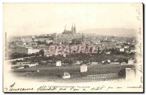 Cartes postales Clermont Ferrand Vue generale