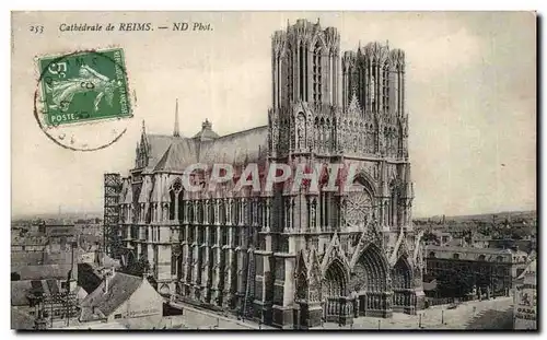 Cartes postales Cathedrale de Reims