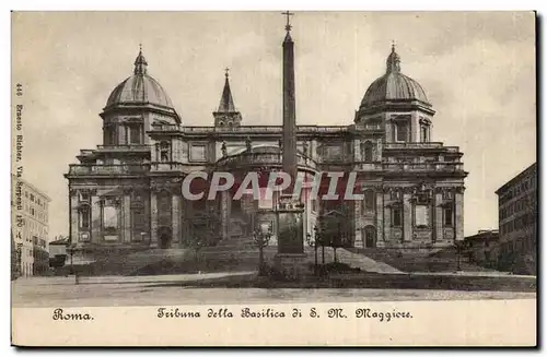 Cartes postales Italie Italia Roma Tribuna della basilica di S M Maggiore