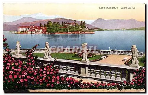 Cartes postales Italie Italia Laggo maggiore Isola Bella