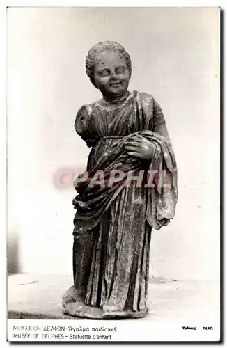 Cartes postales moderne Grece Greece Musee de Delphes Statuette d'enfant