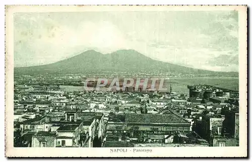 Ansichtskarte AK Italie Italia Napoli Panorama