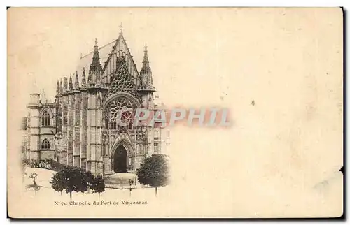 Cartes postales Chapelle du fort de Vincennes