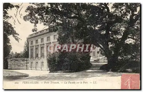 Ansichtskarte AK Versailles Petit Trianon La facade sur le parc