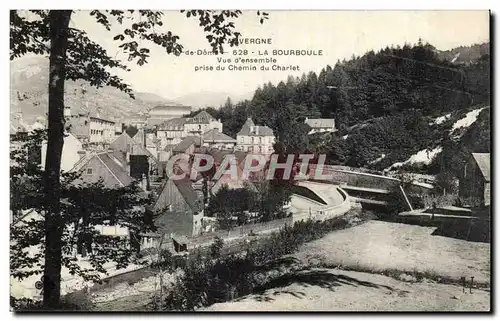 Cartes postales La Bourboule Vue d&#39ensemble prise du chemin du Charlet