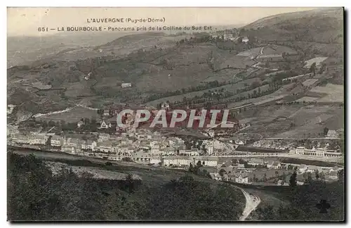 Ansichtskarte AK La Bourboule Panorama pris de la colline du Sud Est