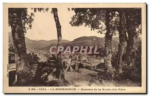 Cartes postales La Bourboule Sommet de la roche des Fees