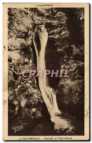 Cartes postales La Bourboule Cascade du plat a barbe