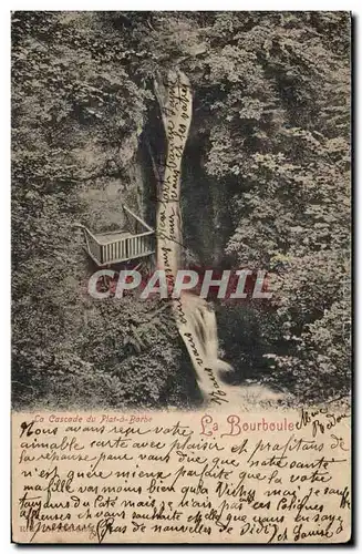 Ansichtskarte AK La Bourboule Cascade du plat a barbe