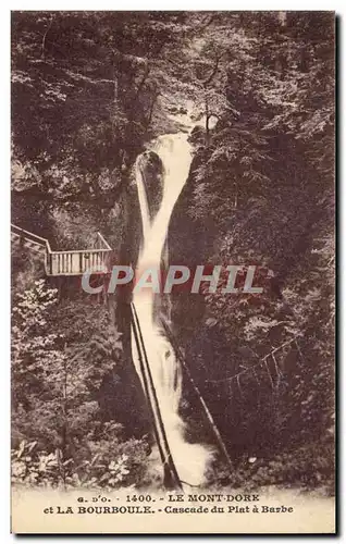 Ansichtskarte AK La Bourboule Cascade du plat a barbe