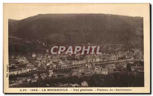 Ansichtskarte AK La Bourboule Vue generale plateau et Charlannes