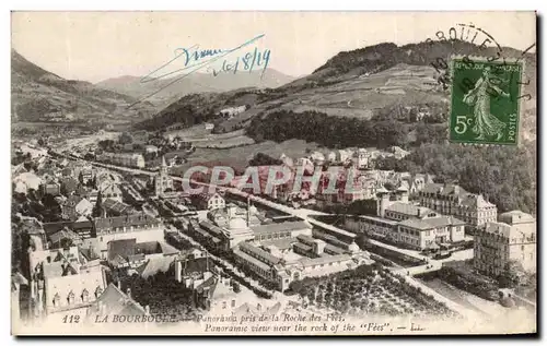 Cartes postales La Bourboule Panorama pris de la Roche des Fees